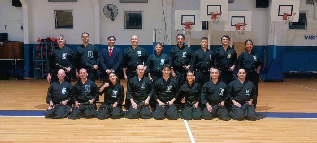 Práctica de Iaido con la preselección Argentina