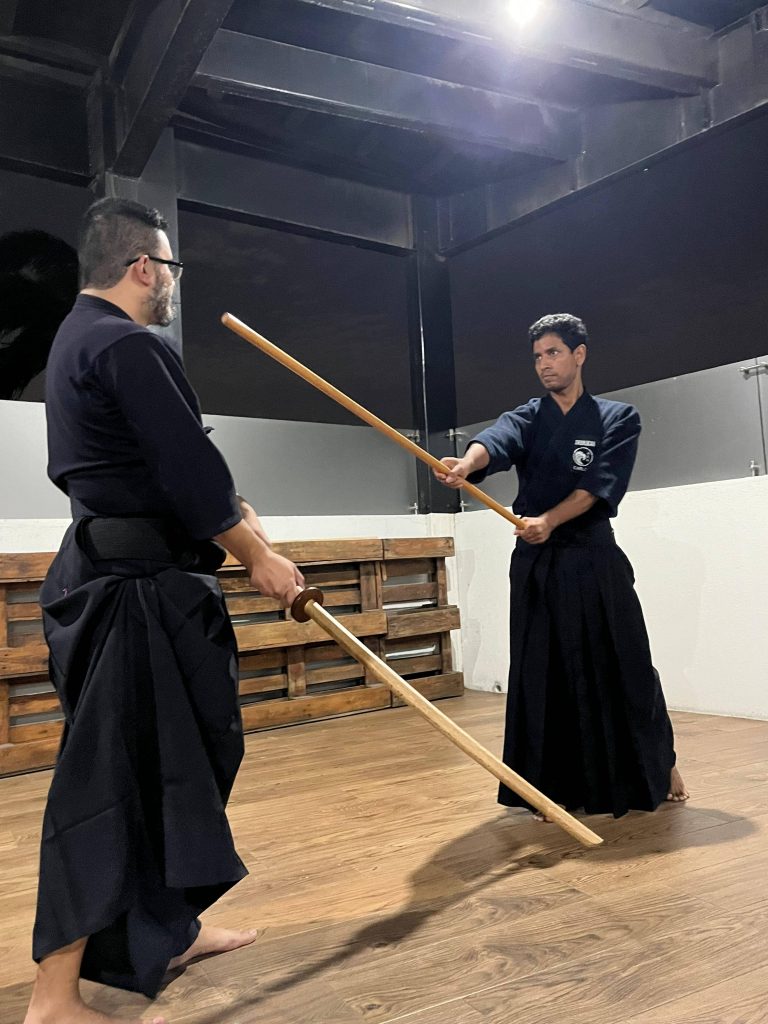 Entrenamiento especial de Jodo en Guayaquil con el Sensei Fano