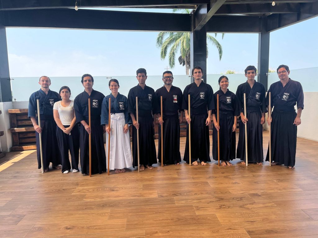 Entrenamiento especial de Jodo en Guayaquil con el Sensei Fano